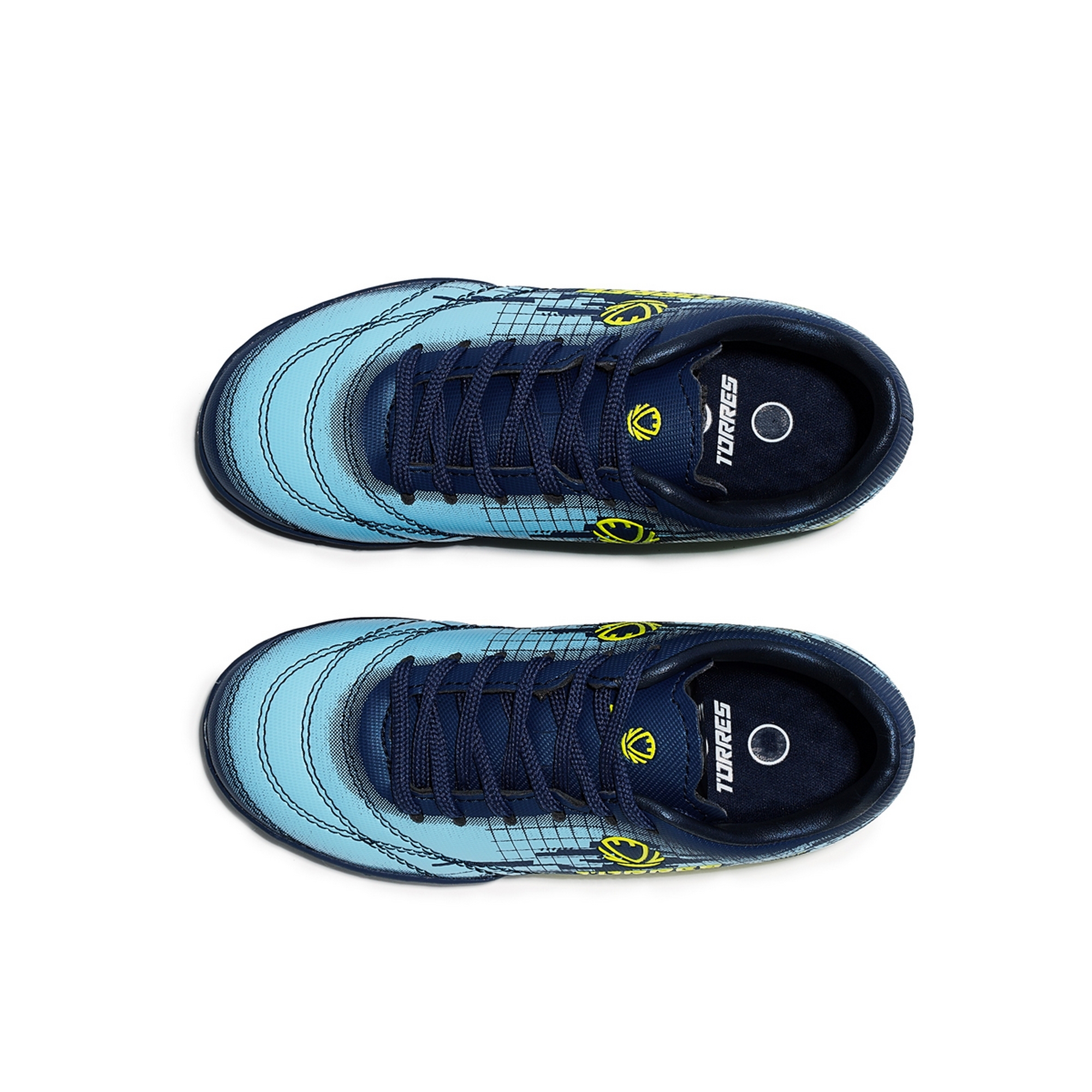 Бутсы футбольные (многошиповки) детские Torres COPA KID TS234238-736 сине-голубой 2000_2000