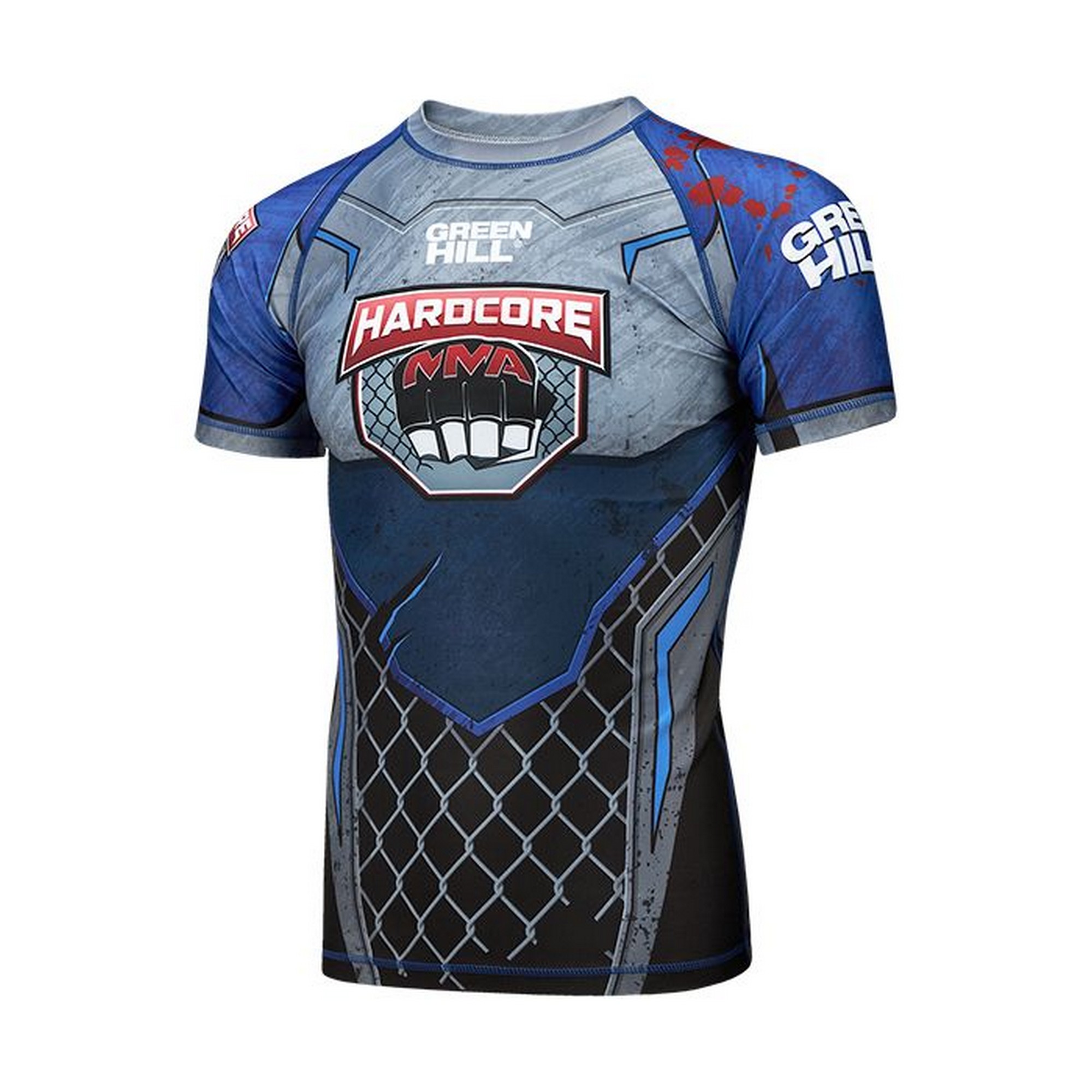 

Рашгард Green Hill Rash Guard Hardcore RGI-10569 черно-синий