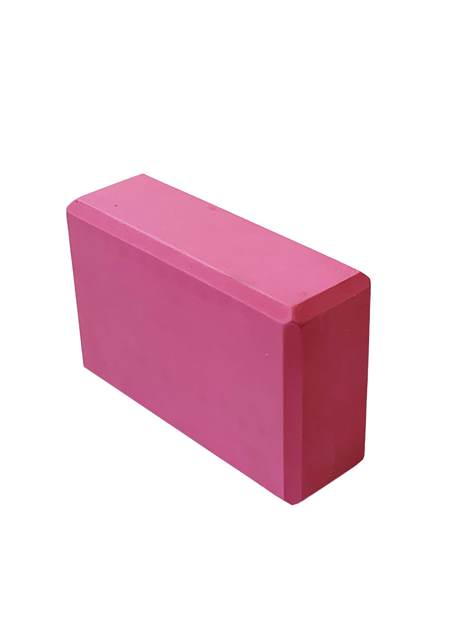 Йога блок Sportex полумягкий, из вспененного ЭВА 22,3х15х7,6 см E39131-57 розовый