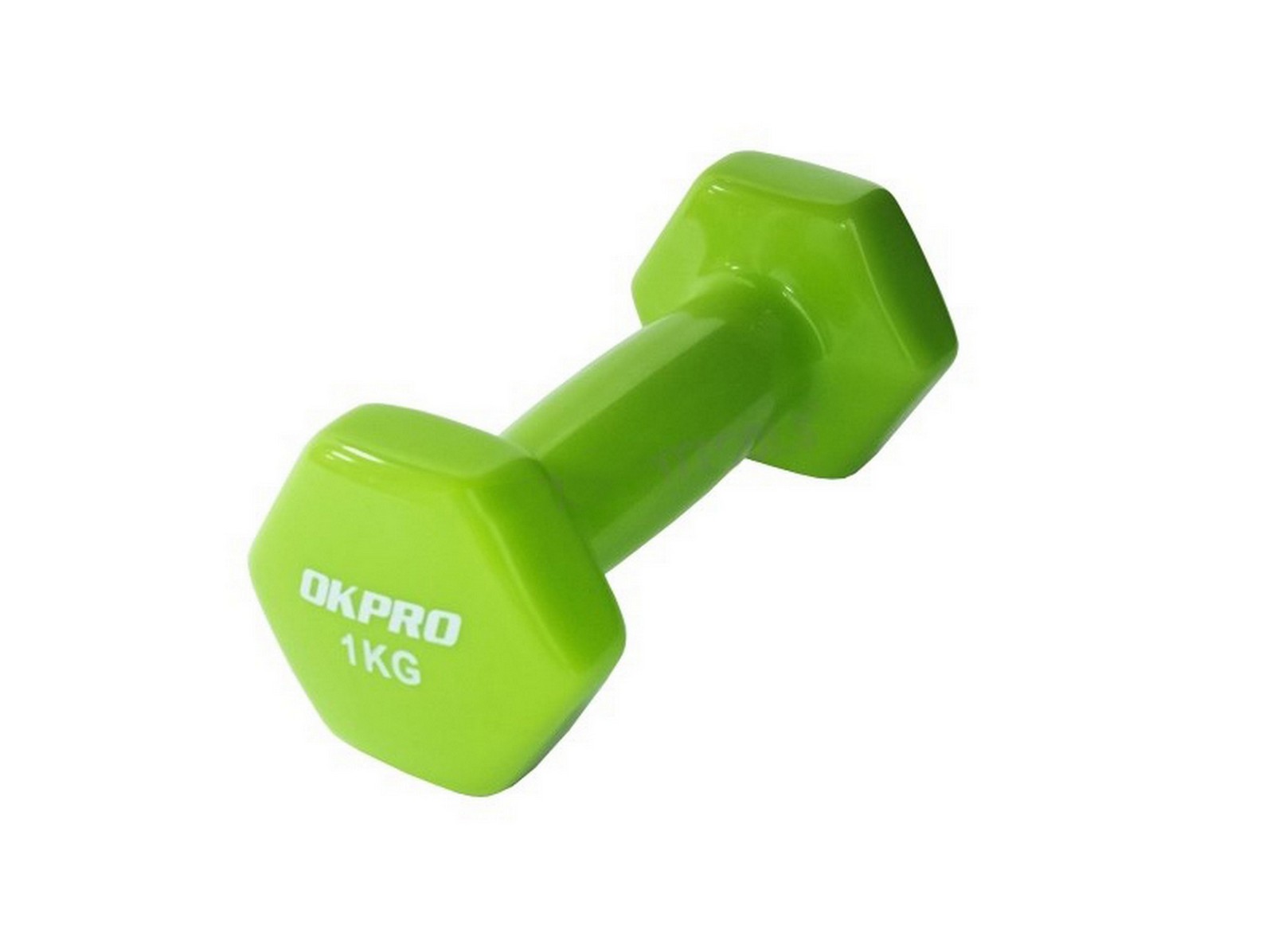 фото Гантель виниловая 1 кг для групповых программ okpro ok1001a-1