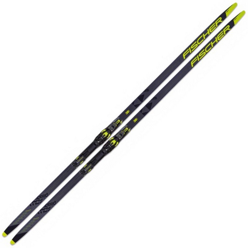 фото Лыжи беговые fischer speedmax 3d cl zero + medium ifp n09319 черный\желтый