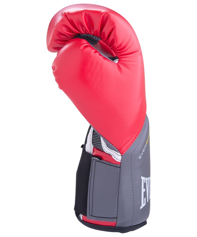 Перчатки тренировочные Everlast Pro Style Elite 2108E, 8oz, к/з, красный 665_800