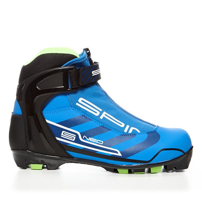 Купить Лыжные ботинки Spine NNN Neo (161) (синий/черный/салатовый),