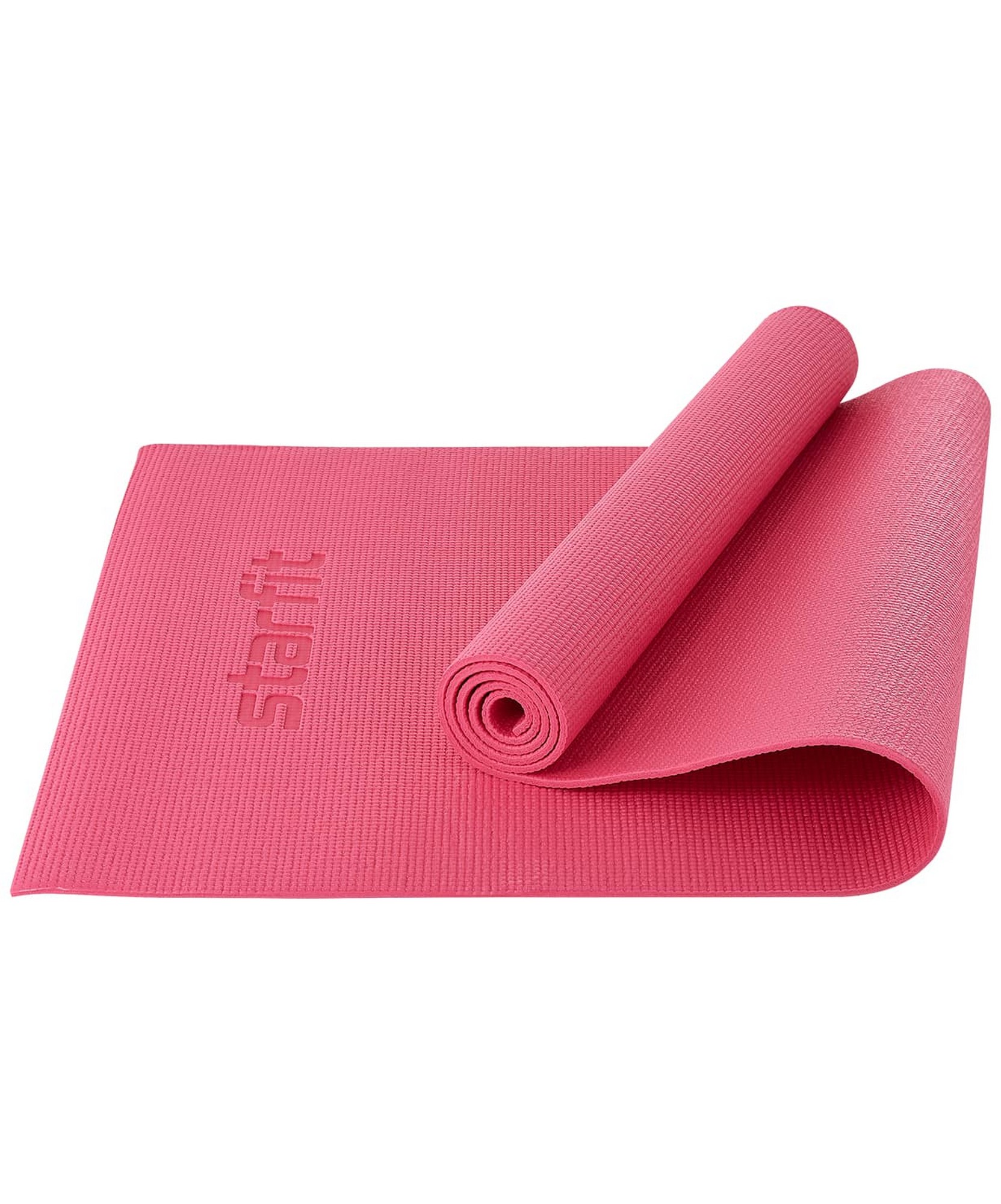 Купить Коврик для йоги и фитнеса 173x61x0,6см Star Fit PVC FM-101 розовый,