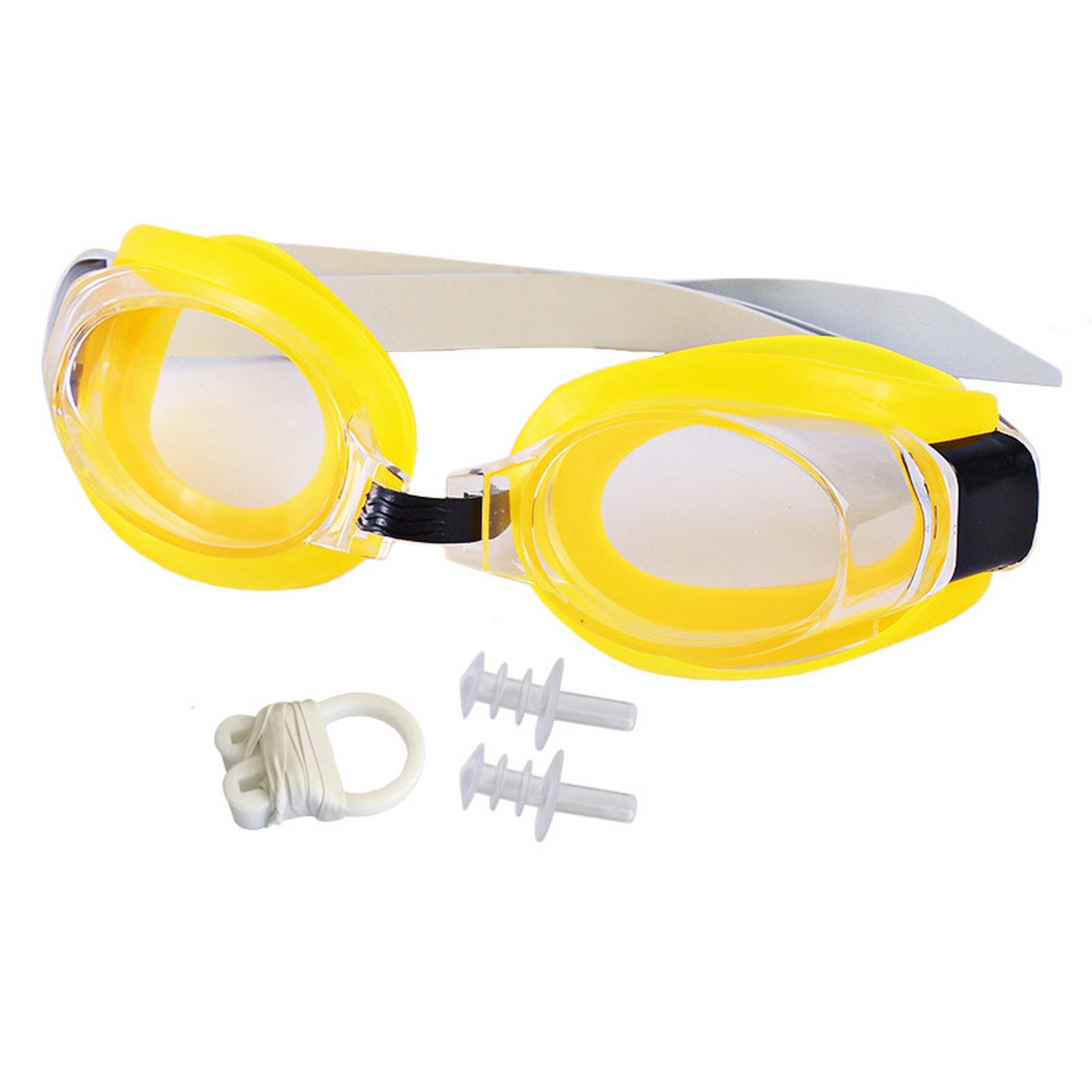 Очки для плавания юниорские Sportex E36870-4 желтый 2000_2000