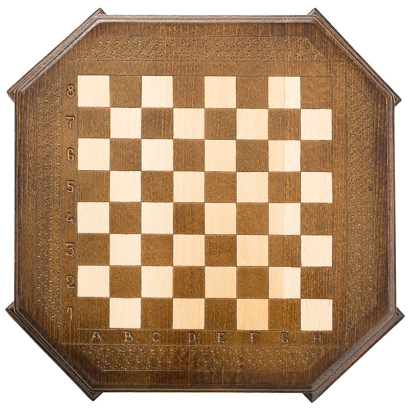 Шахматы Haleyan восьмиугольные 30 - фото 1