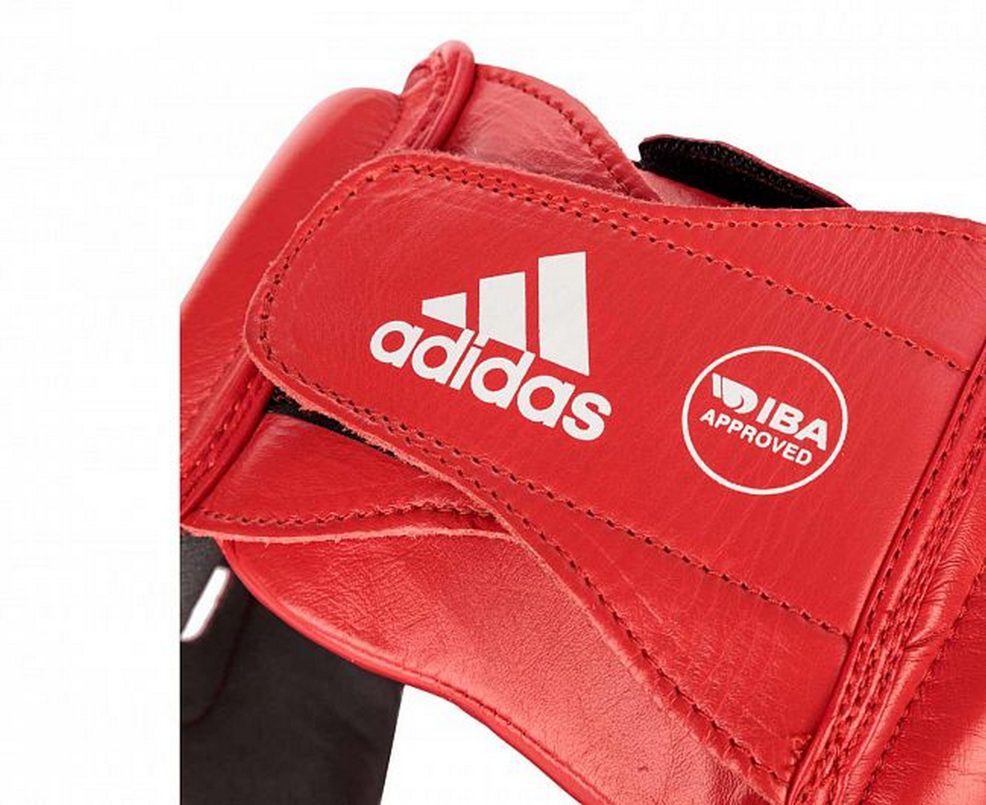 Шлем боксерский Adidas одобренный IBA adiIBAH1 красный 2000_1634