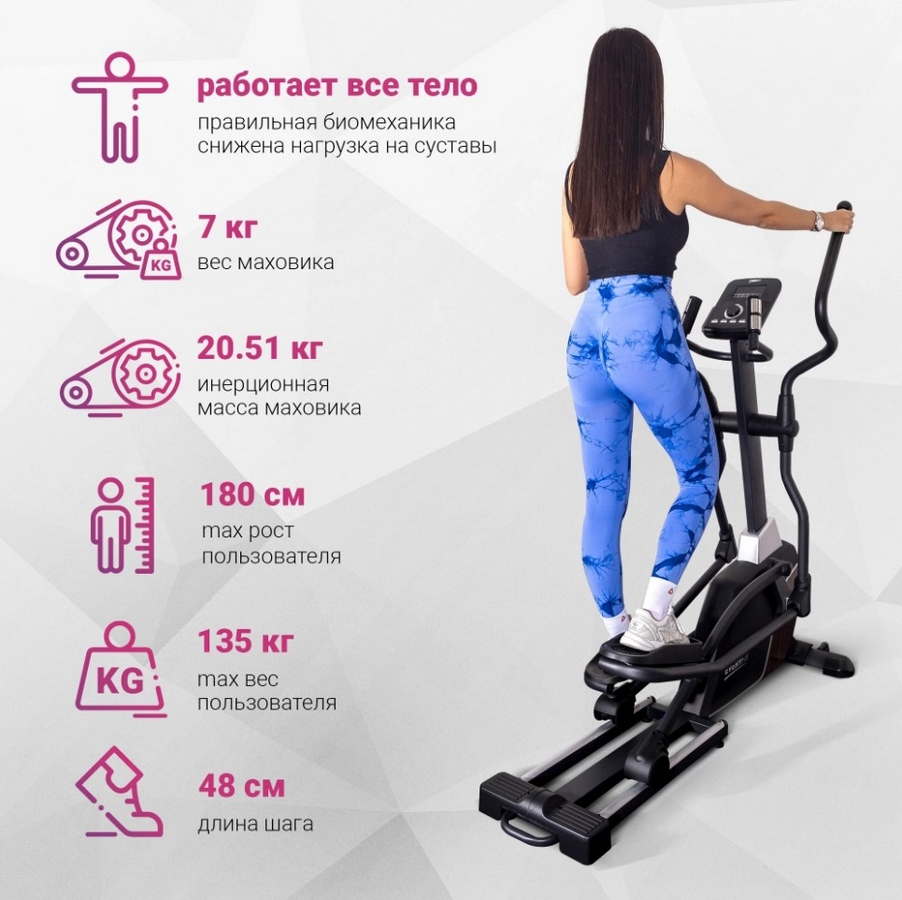 Эллиптический тренажёр Everyfit EET005P 902_900