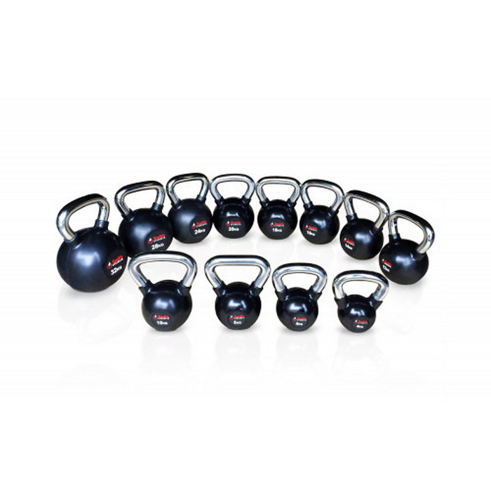 

Стальная обрезиненная гиря со стальной рукояткой Smith Strength 32кг DB090