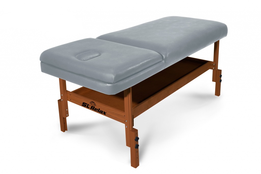 Массажный стол Start Line Relax Comfort (серая.кожа) SLR-9,  - купить со скидкой