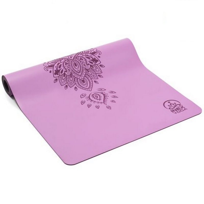 Купить Коврик для йоги 185x68x0,4см Inex Yoga PU Mat полиуретан c гравировкой HGPUMAT-PR15818-68-04 фиолетовый,