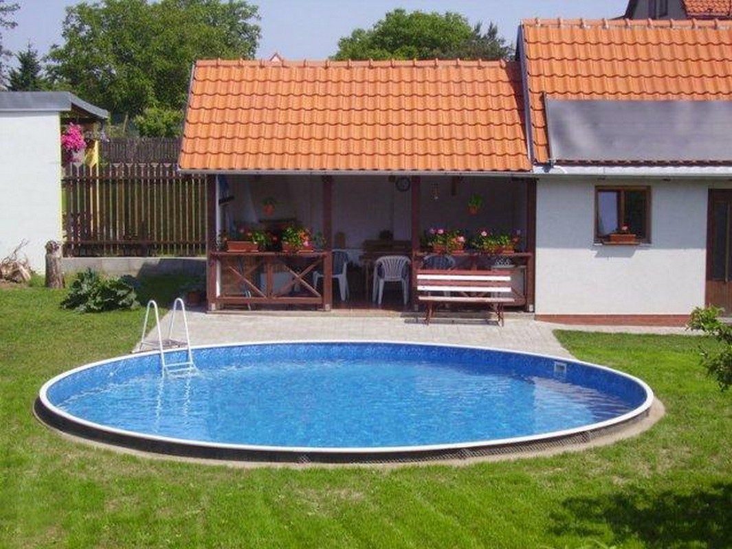 Морозоустойчивый бассейн Azuro 403DL, круглый 5,5х1,2 м комплект Standart (фильтр Poolmagic) 1065_800