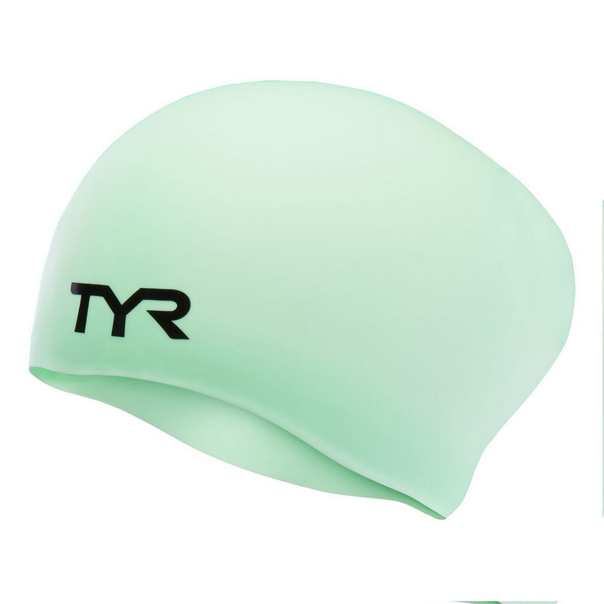 

Шапочка для плавания TYR Long Hair Wrinkle-Free Silicone Cap LCSL-332 мятный