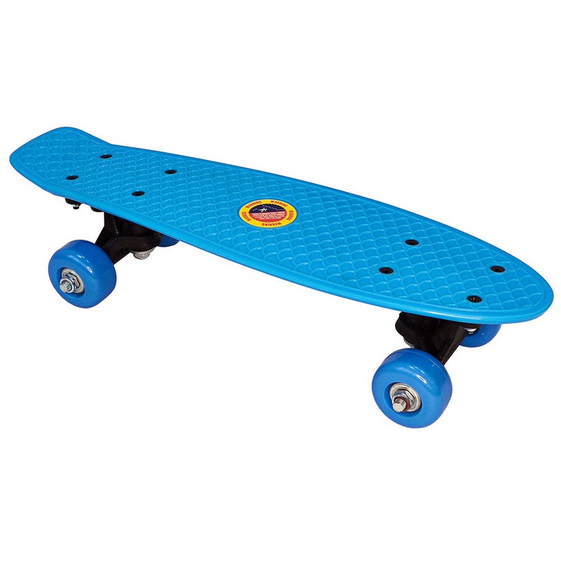 Купить Скейтборд пластиковый 41x12cm Sportex E33084 синий (SK402),