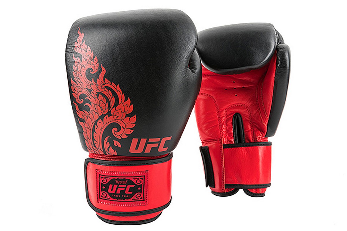 фото Перчатки для бокса 12oz ufc premium true thai utt-75508 black
