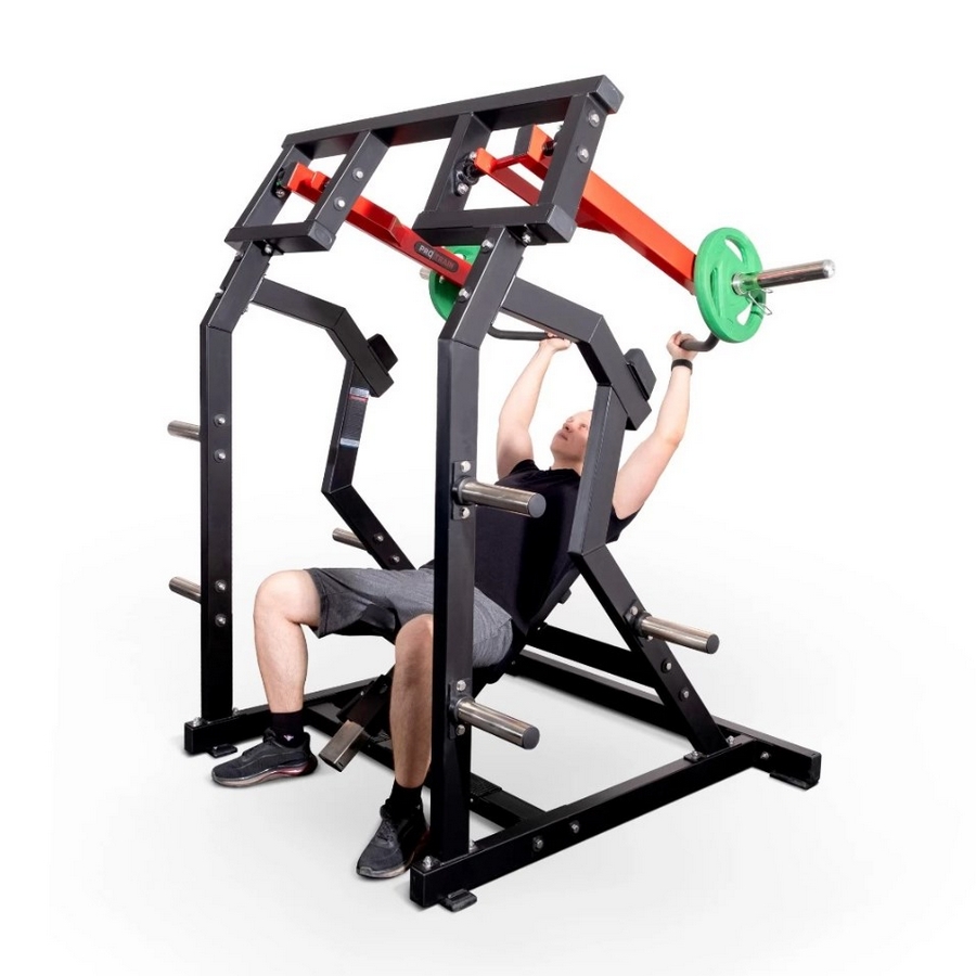 Плечевой жим на свободных весах Protrain PP121 черно-красный 900_900