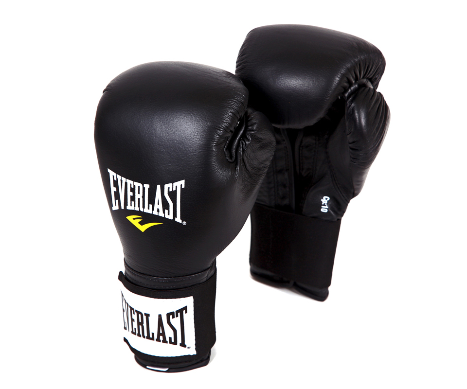 фото Перчатки тренировочные everlast 141001u черный, 10 oz