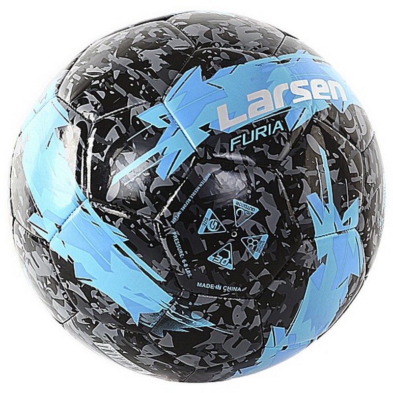 Мяч футбольный Larsen Furia Blue р.5 800_800