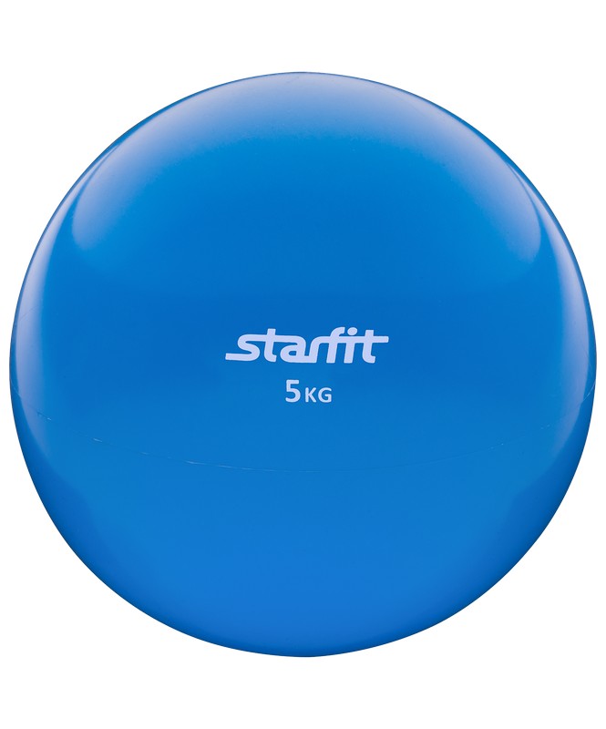 Купить Медбол 5 кг Starfit GB-703 синий, Star Fit