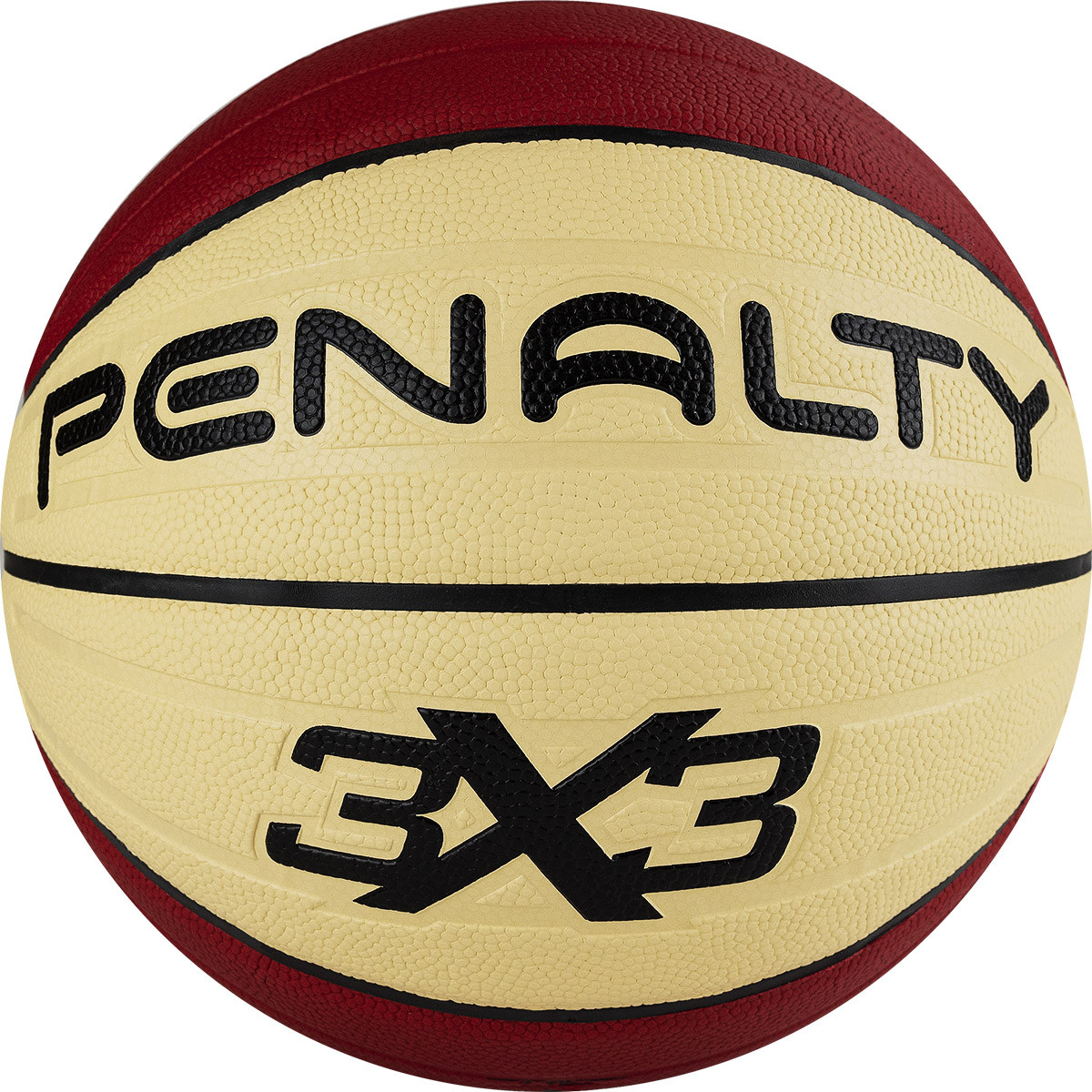 Купить Мяч баскетбольный Penalty Bola Basquete 3X3 PRO IX ,5113134340-U, р.6, ПУ, бутил. камера, красно-беж.,