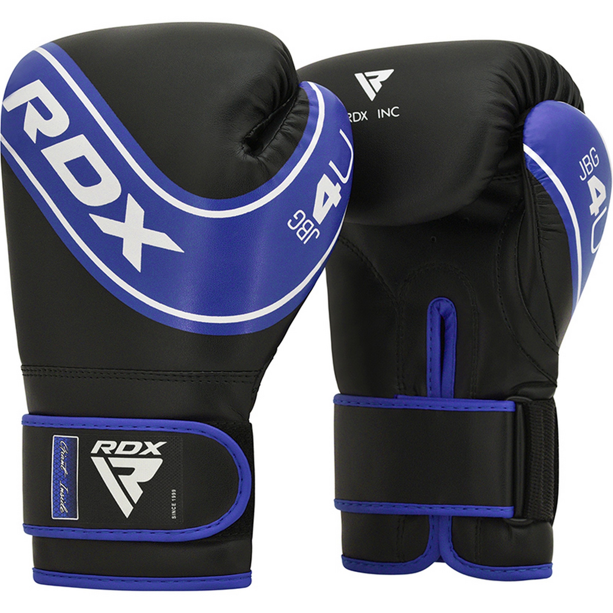 фото Перчатки детские rdx jbg-4u-6oz синий\черный