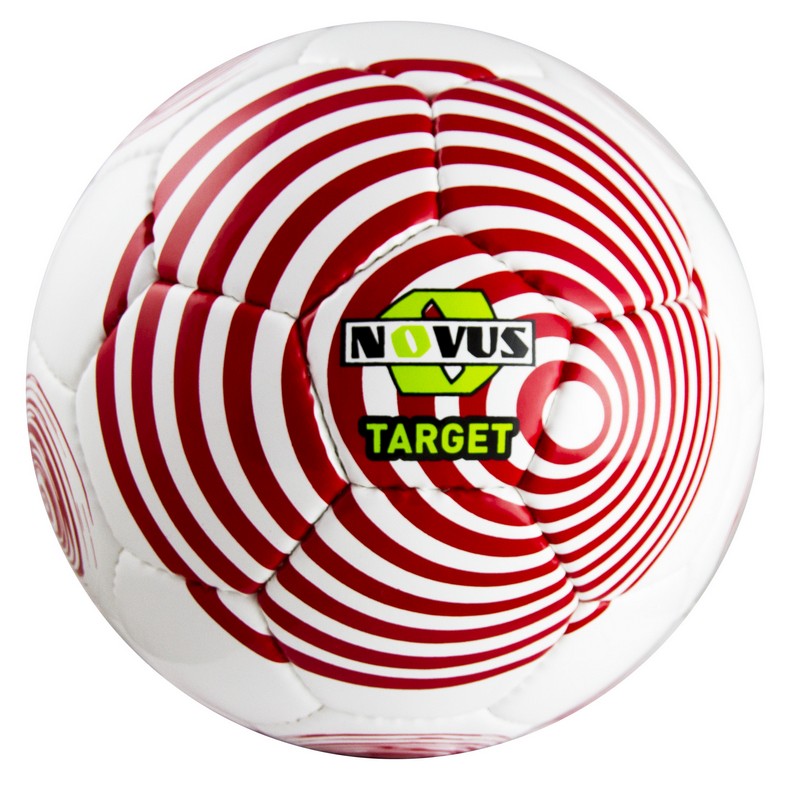 

Мяч футбольный Novus Target р.5 бело-красный