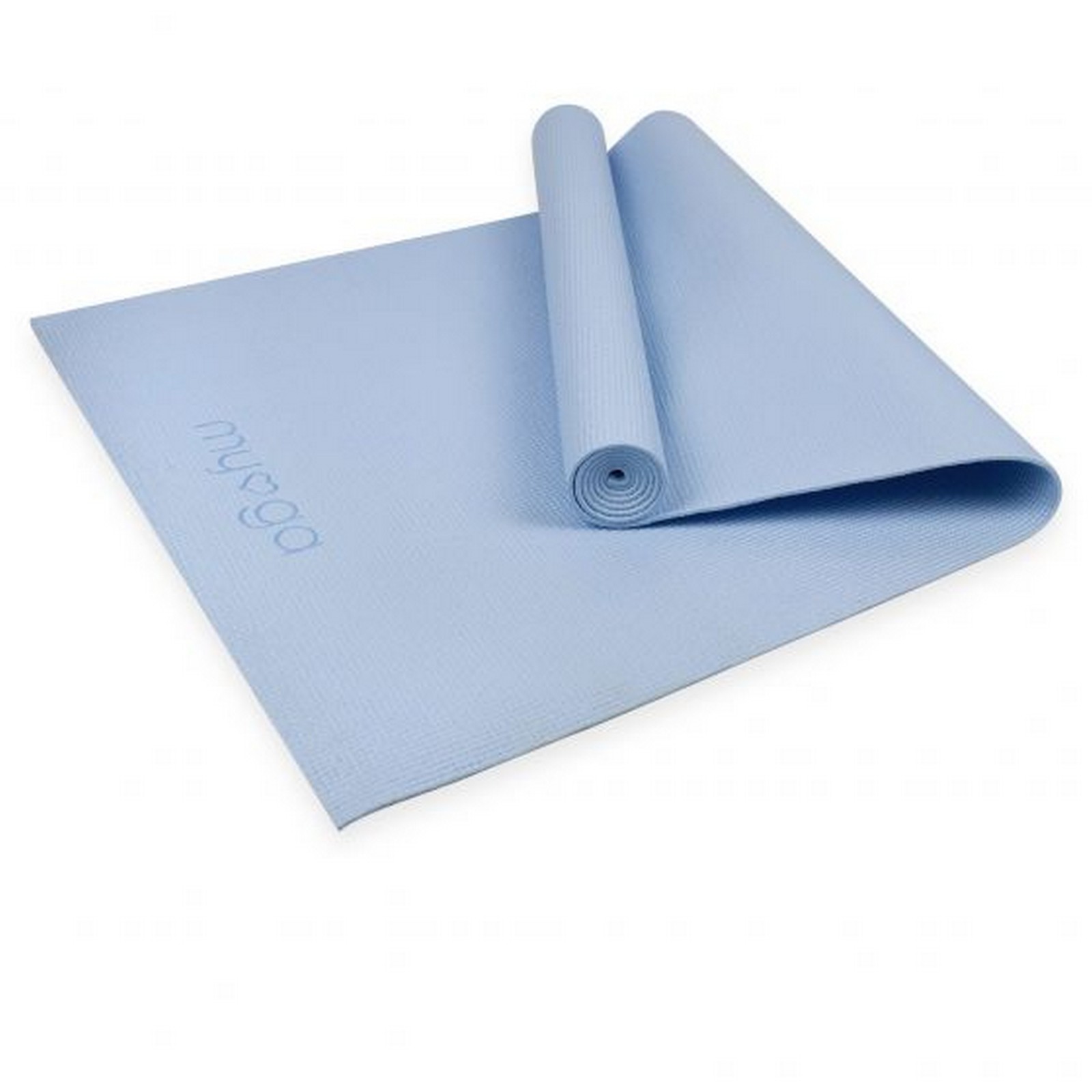 Коврик для йоги 173х61х0,4см Myga Yoga Mat RY1464 голубой 1600_1600