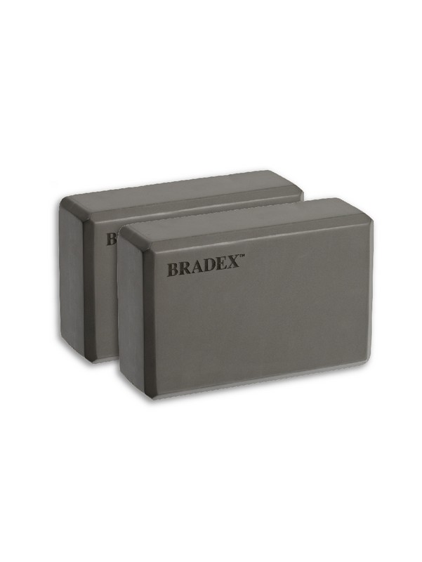 Купить Блоки для йоги Bradex SF 0612 серый, 2 шт,