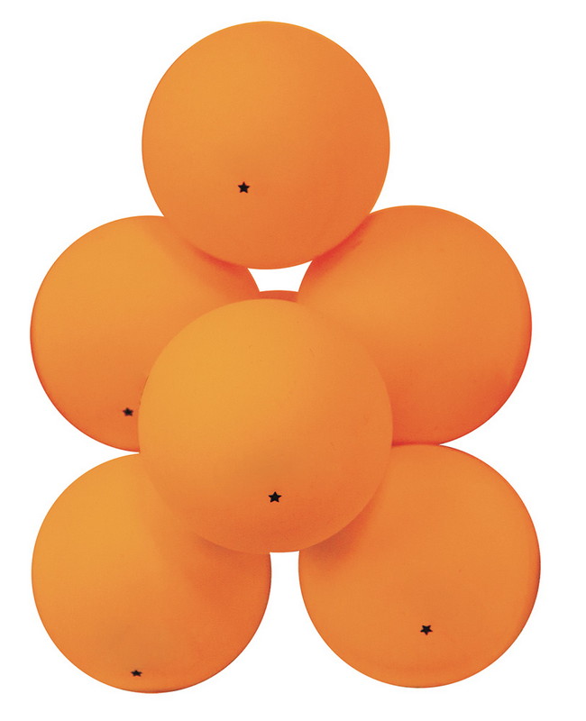Купить Мячи для настольного тенниса Atemi 1*, пластик, 40+, оранж., 6 шт., ATB101,