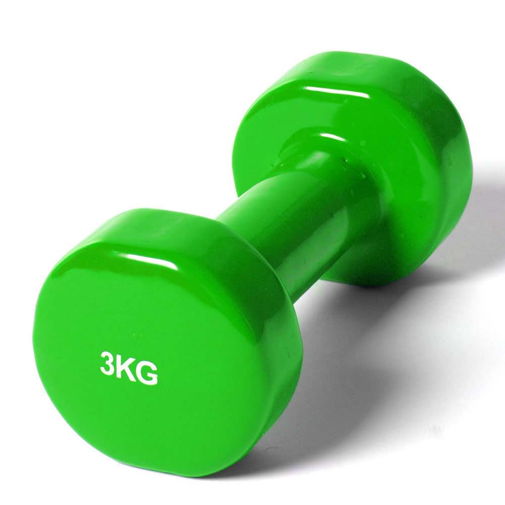 Купить Гантель Sportex виниловая York 3.0 кг (зеленая) B35018,