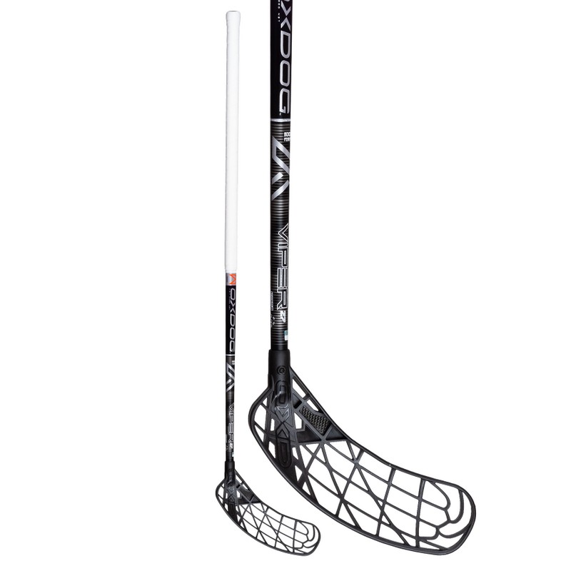 фото Клюшка флорбольная oxdog viper superlight 27 bk 103 round mbc - левый