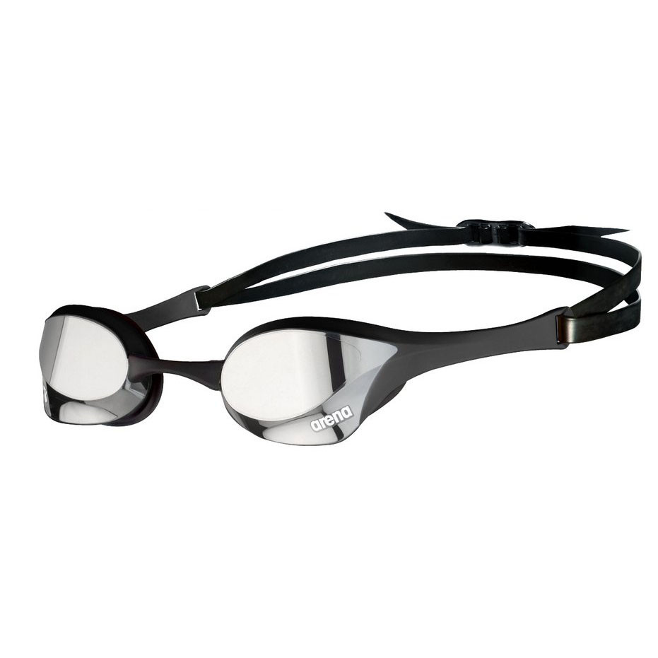 Купить Очки для плавания Arena Cobra Ultra Swipe MR 002507550, зеркальные.линзы, смен.перен, черная опр,
