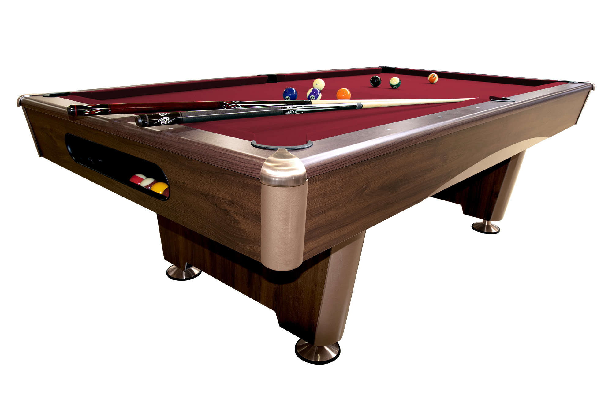 

Стол \ пул, 7 ф в комплекте, аксессуары + сукно Dynamic Billard Dynamic Triumph 55.071.07.0 коричневый