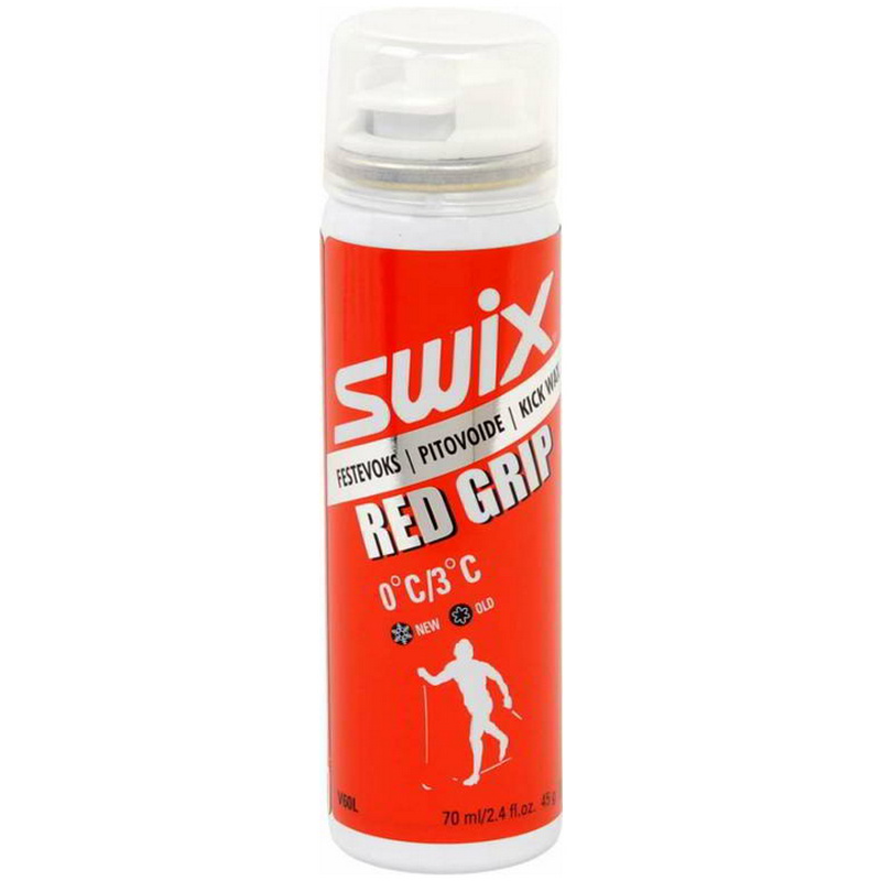 Купить Мазь держания Swix Red Liquid (аэрозоль, жидкая) (0°С +3°С) 70 ml. V60LC,