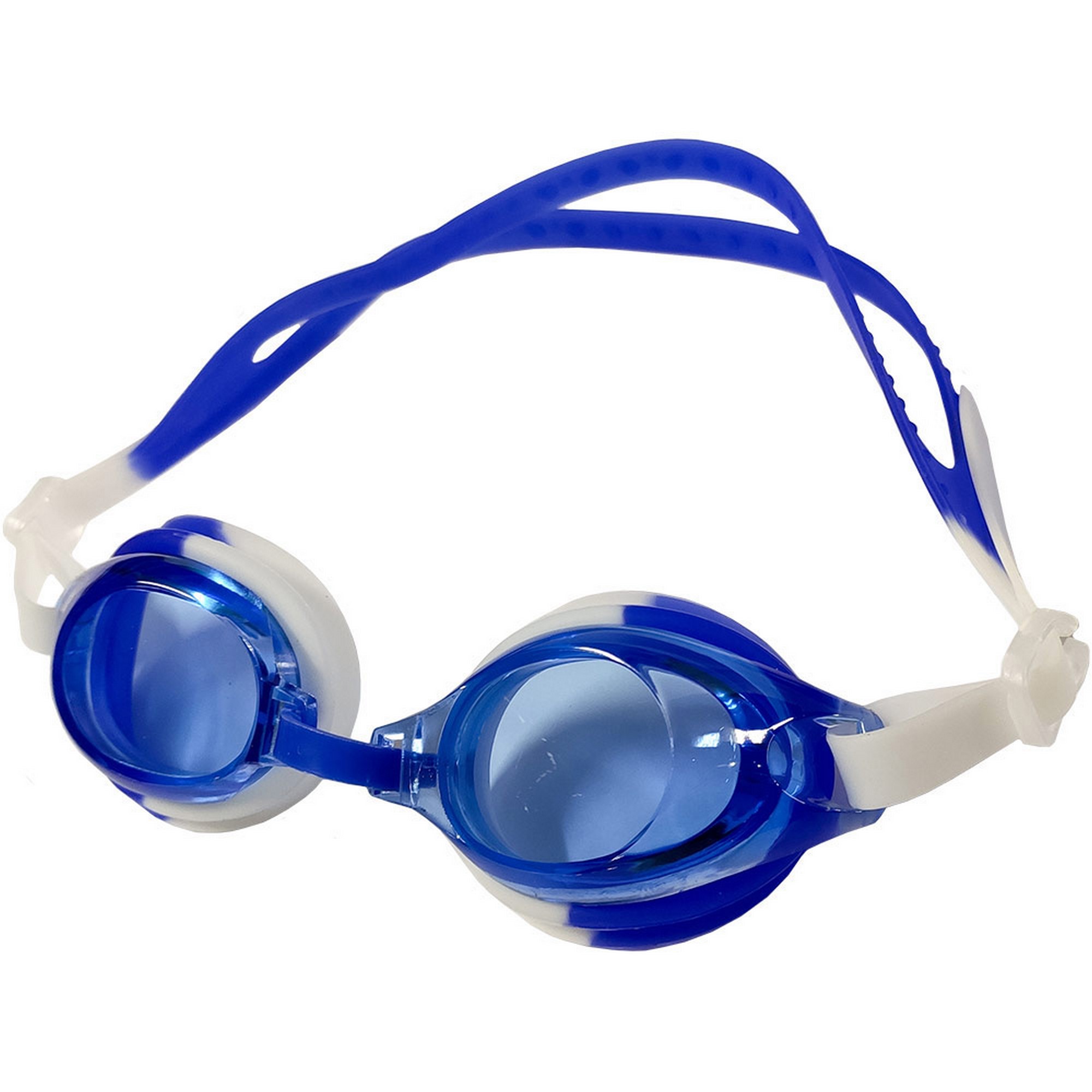 Очки для плавания Sportex E36884 бело\синий 2000_2000