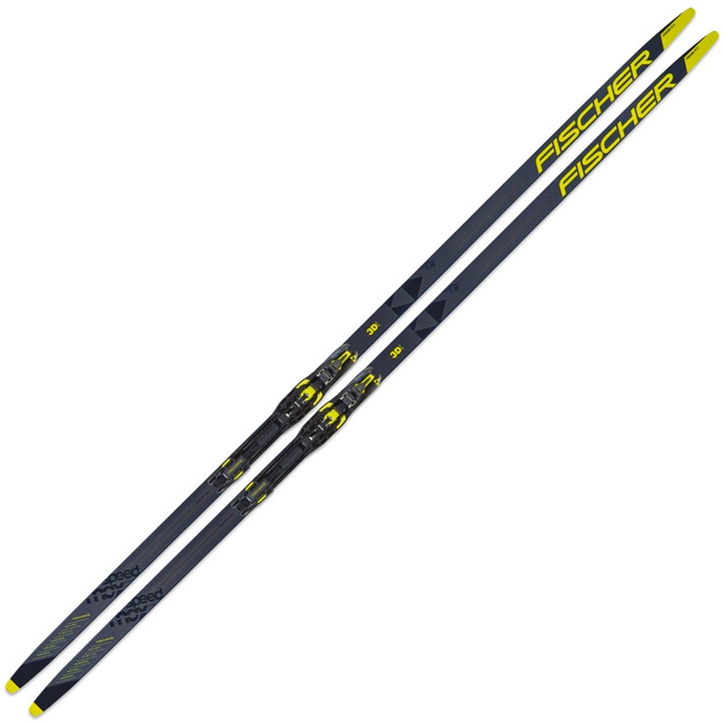 фото Лыжи беговые fischer speedmax 3d cl 812 med ifp n08519 черный\желтый