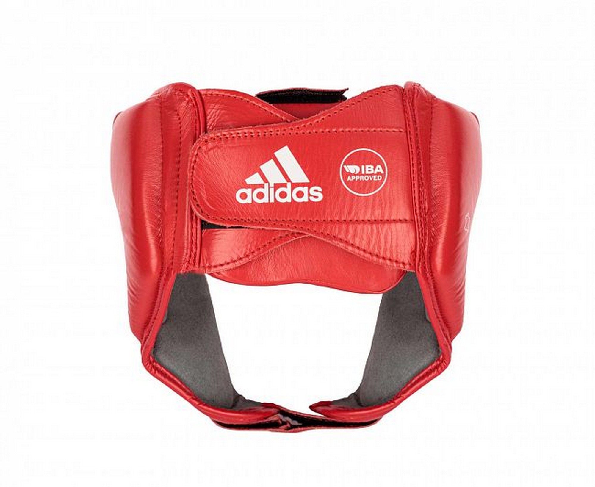 Шлем боксерский Adidas одобренный IBA adiIBAH1 красный 2000_1637