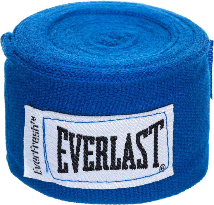 Купить Бинт боксерский Everlast 2.5 м Elastic синий 4463BL,