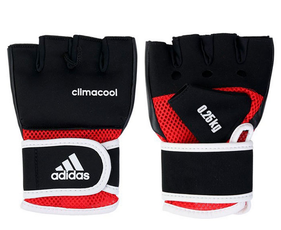 

Перчатки с утяжелителями Adidas 0,25 кг Cross Country Glove черные adiBW01