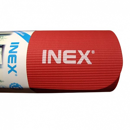 Купить Гимнастический коврик Inex INRP-NBRM18018-RD-RP, 180x60x1, красный,