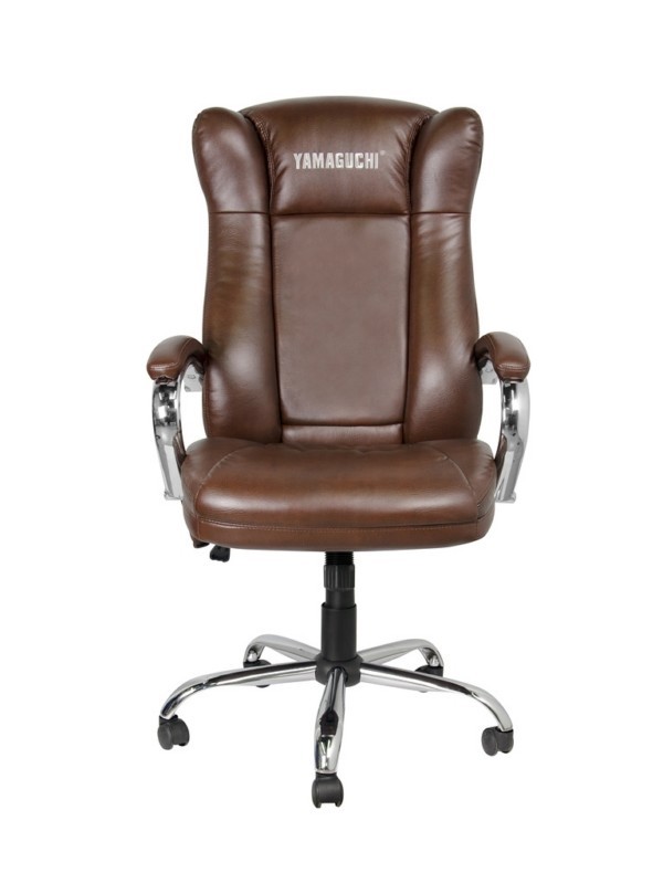 фото Массажное офисное кресло yamaguchi prestige (коричневое)