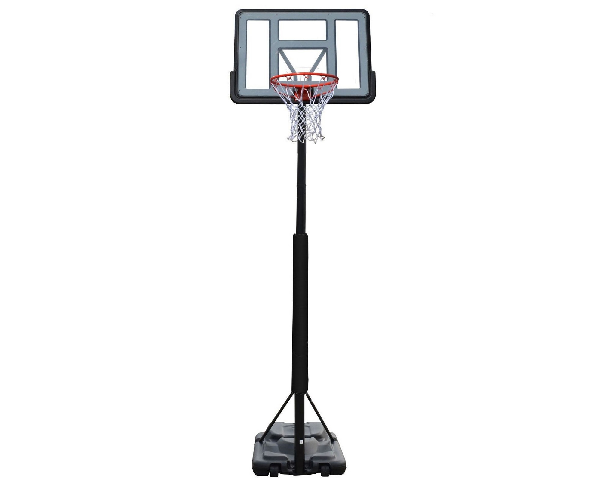 Баскетбольная мобильная стойка DFC STAND44PVC3 110x75cm ПВХ раздвиж.регулировка - фото 1