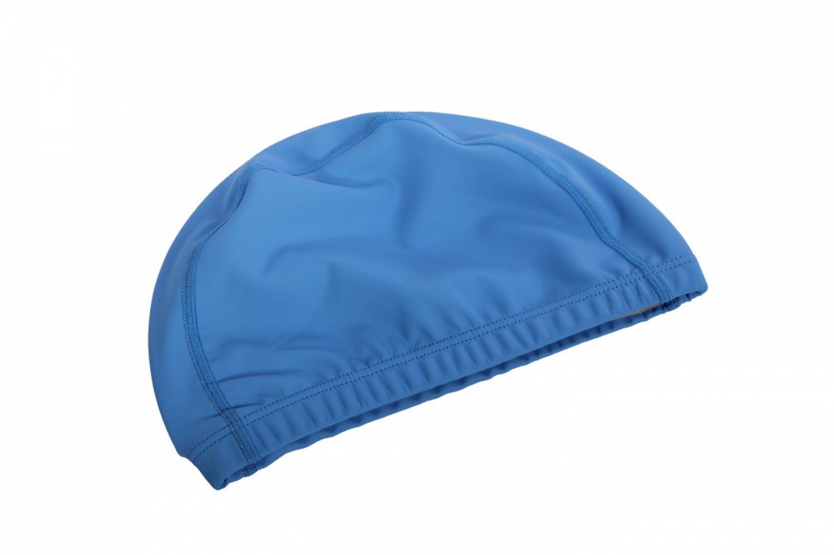 Купить Шапочка для плавания текстильная покрытая ПУ Bradex SF 0367 синяя,