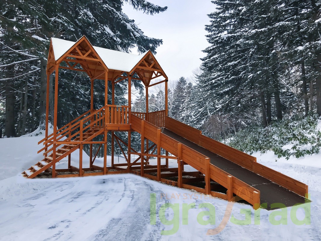 

Зимняя горка Igragrad Snow Fox Макси, скат 8 м
