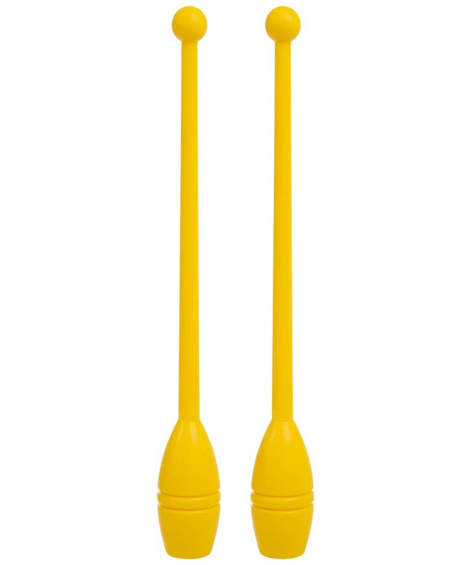 Булавы для художественной гимнастики Amely 45 см AC-01 желтый