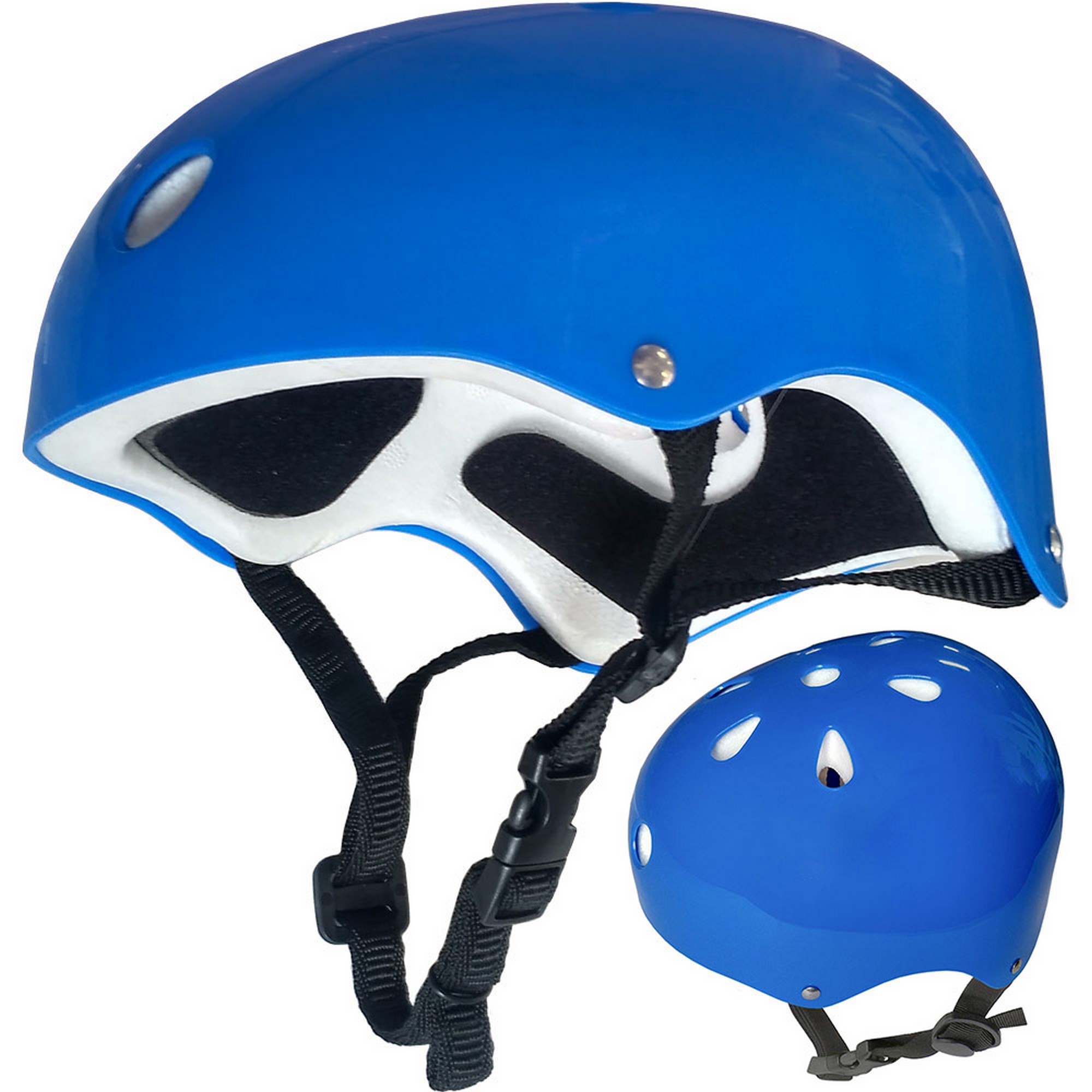 Шлем защитный универсальный Sportex JR F11721-1 голубой - фото 1