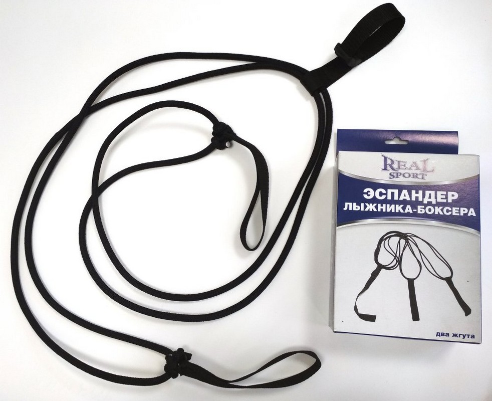 фото Эспандер лыжника-боксера real sport 2 жгута rs-400
