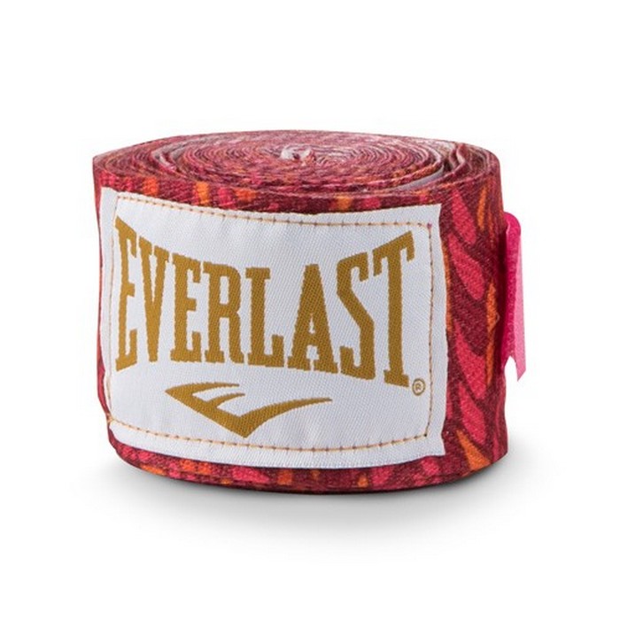 фото Бинт боксерский everlast 3 м (пара) розовый p00000746