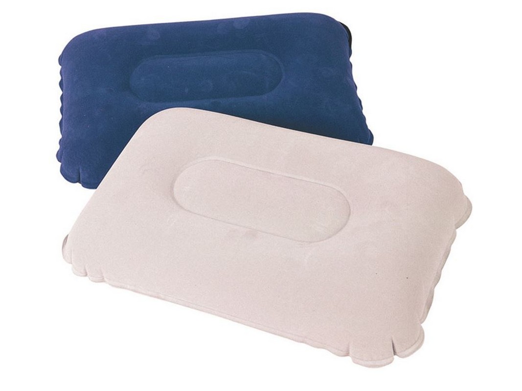 фото Надувная подушка bestway flocked air pillow 42х26х10см 67121