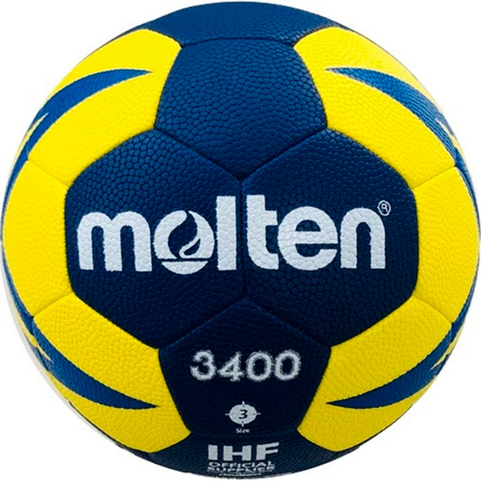 Мяч гандбольный Molten 3400 H3X3400-NB сертификат IHF,  р.3